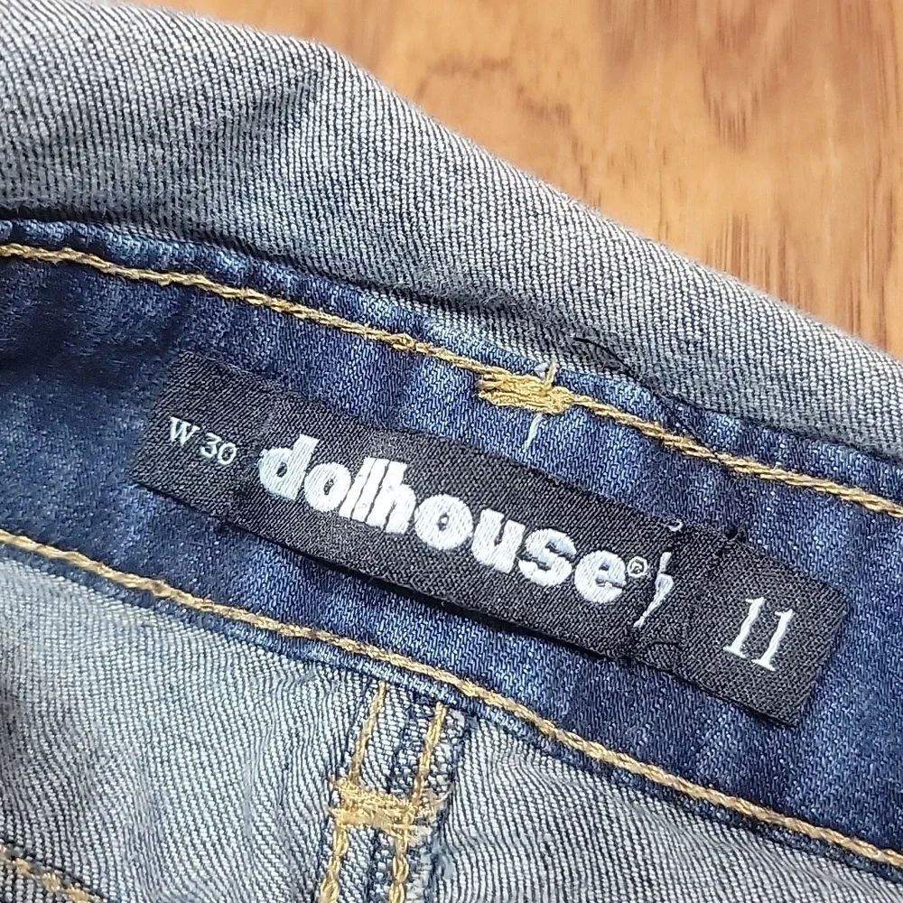 Dollhouse Stretchy Denim Overalls - Picture 13 of 15